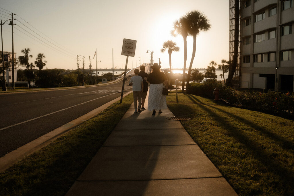 Family outing captured naturally in a documentary photography session.