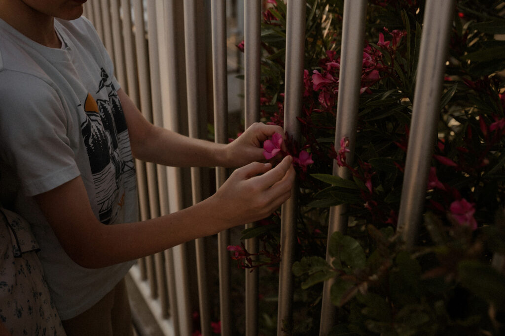 Natural storytelling during a documentary photography session.