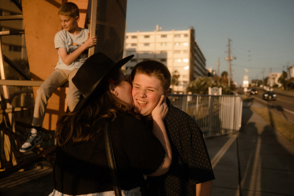 Documentary photography session outing captured in candid moments.